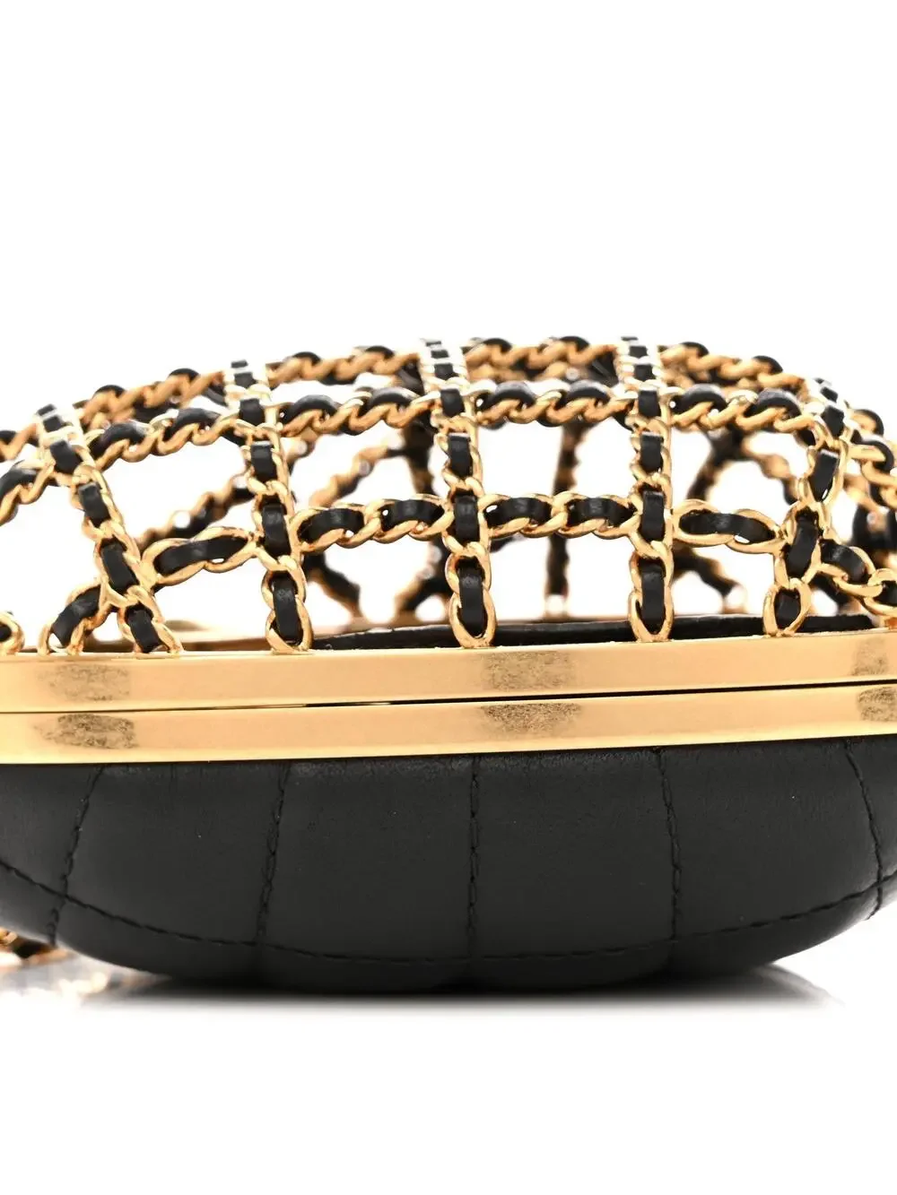 Chanel Metal Lambskin Quilted Cc Heart #267526C74B